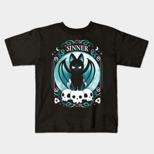 Sinner Cat Kids T-Shirt
